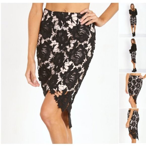 KEEPSAKE the Label Dresses & Skirts - 🖤Keepsake The Label I Will Wait Skirt Black Lace